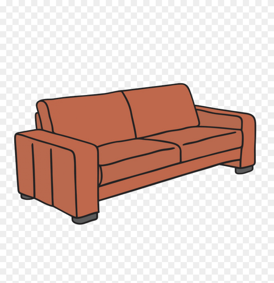 Clip Art Of Couch Back Clipart - Cl