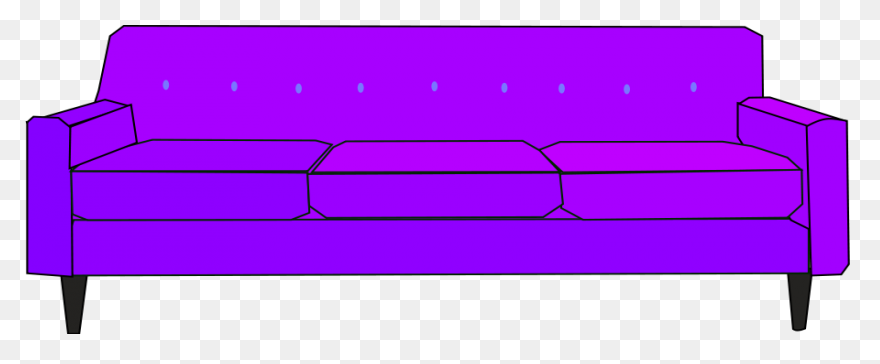 Clip Art Of Couch Back Clipart - Cl