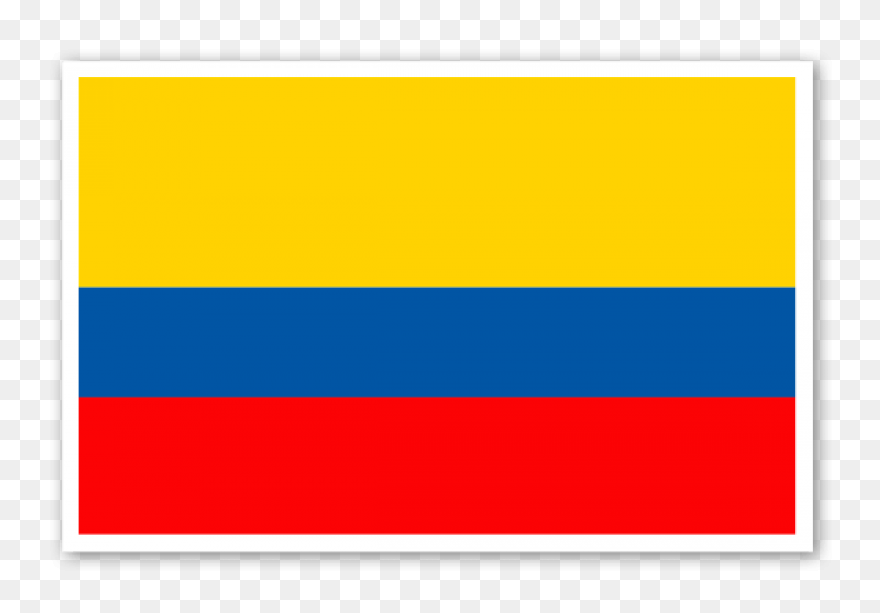 Die Cut Flag Of Colombia - Colombia Flag