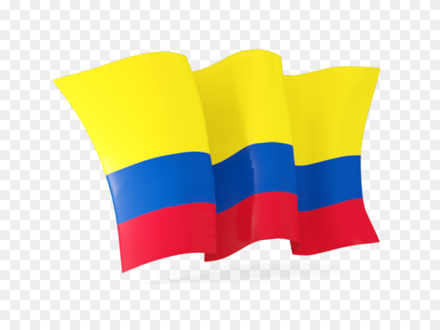 Waving Flag. Illustration Of Flag - Colombia Flag