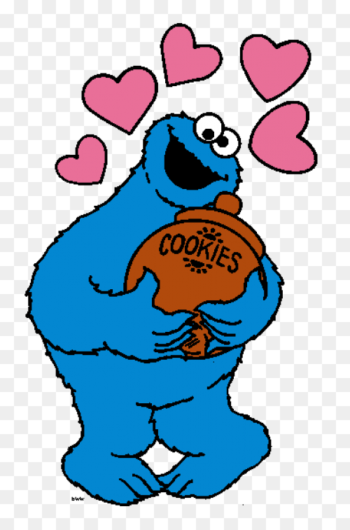 Cookie Monster Birthday Party PNG-W