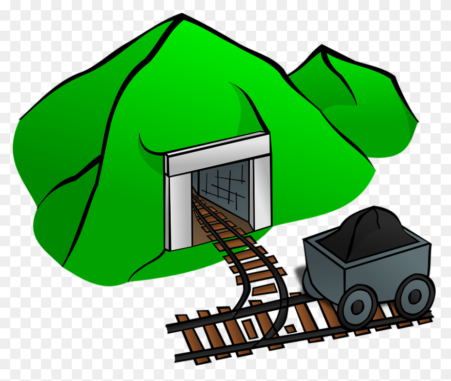 Coal Tracks Mine Free Vector - Coal
