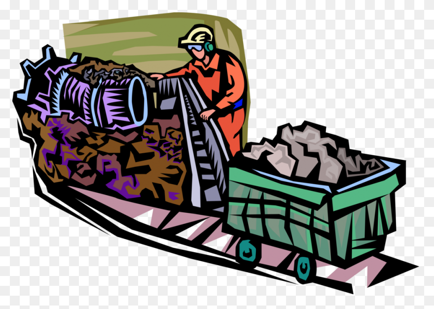 Coal Tracks Mine - Free Vector Grap