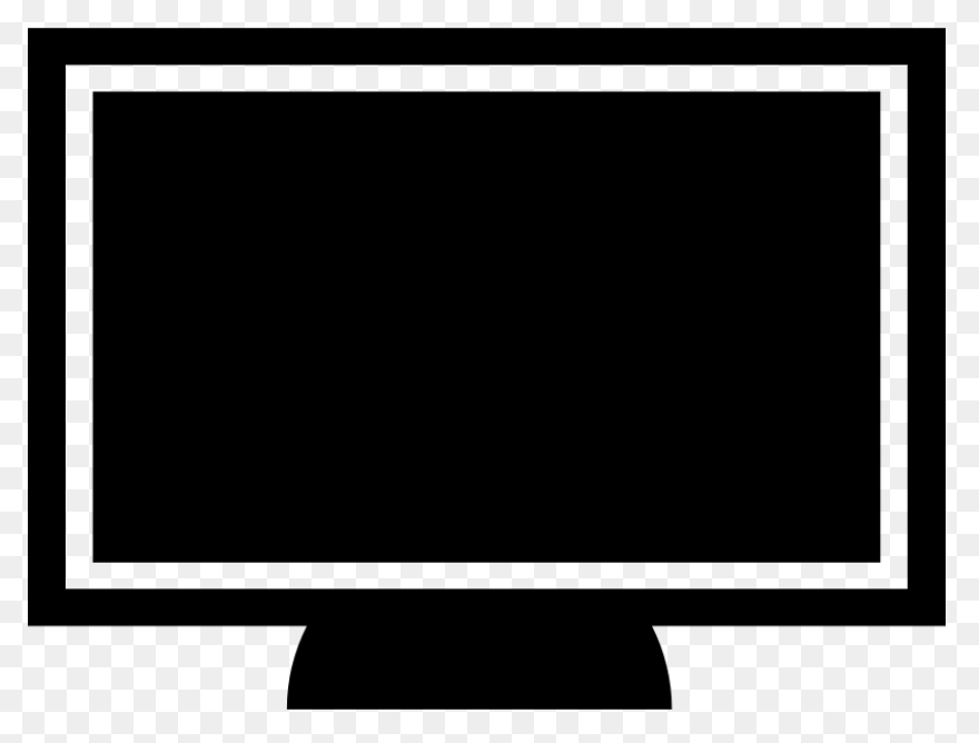 Simple Computer Screen Icon Compute