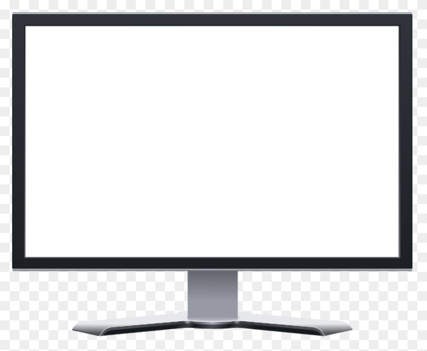 Simple Computer Screen Icon Compute