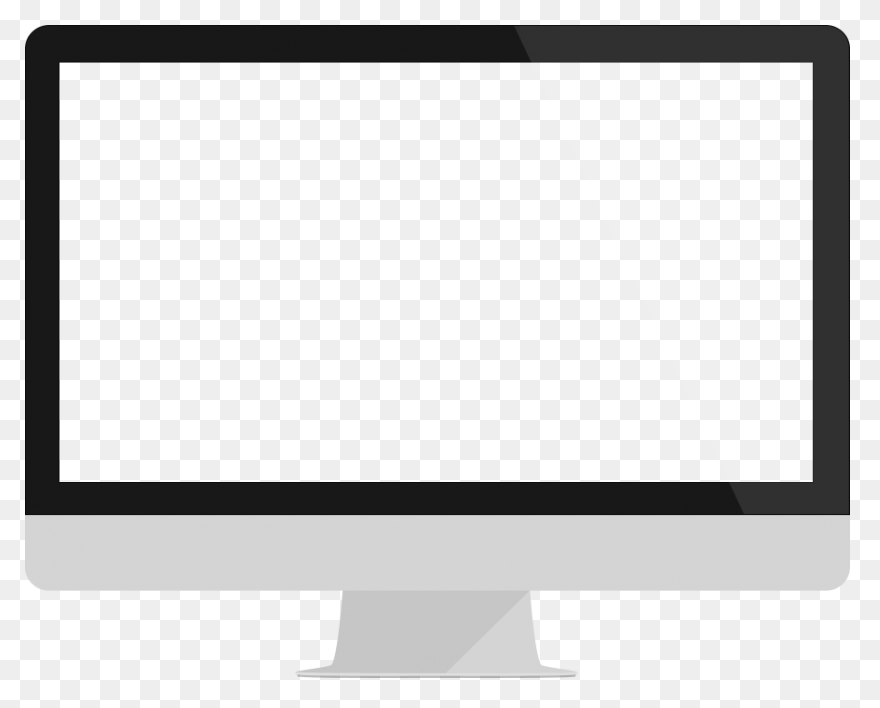 Simple Computer Screen Icon Compute