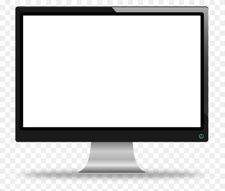 Simple Computer Screen Icon Compute