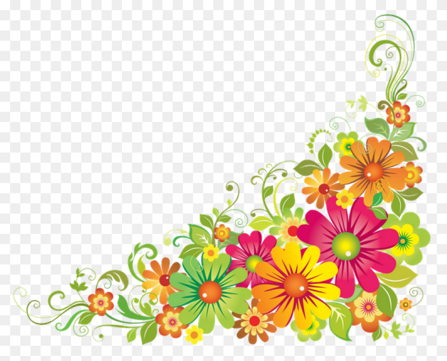 Free Colorful Flowers Png, Download