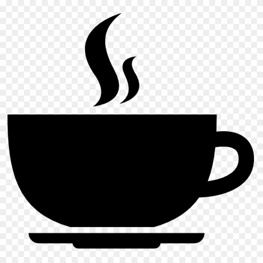 Free Coffee Cup Silhouette Png, Dow