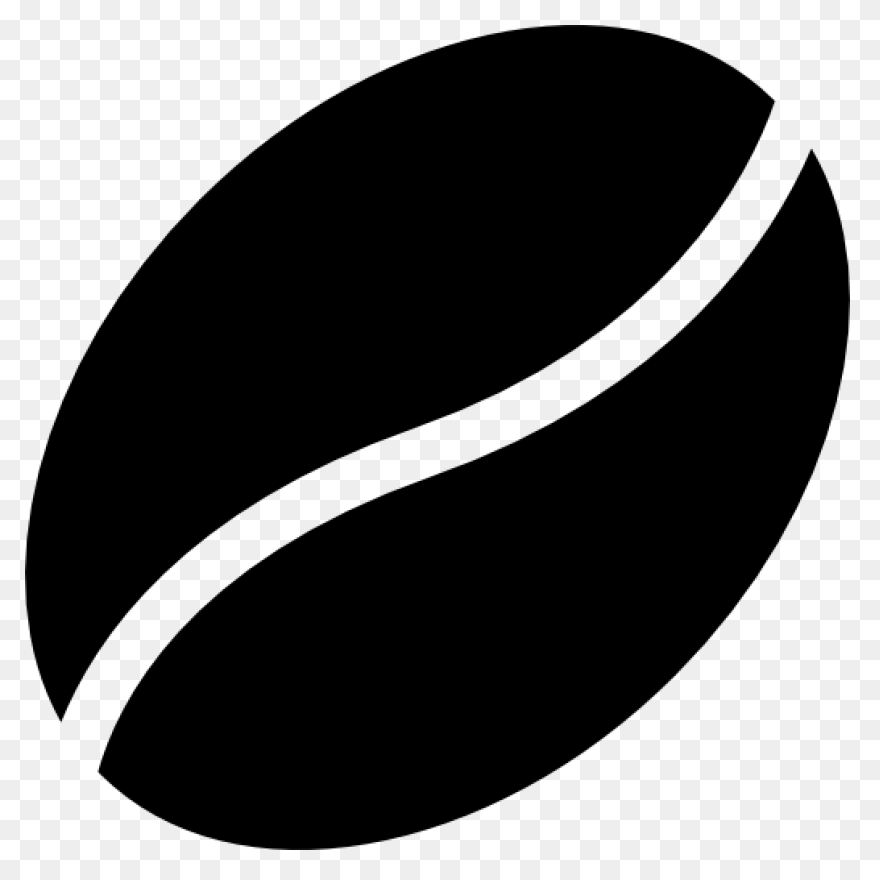 Coffee Bean Vector Image In Color |