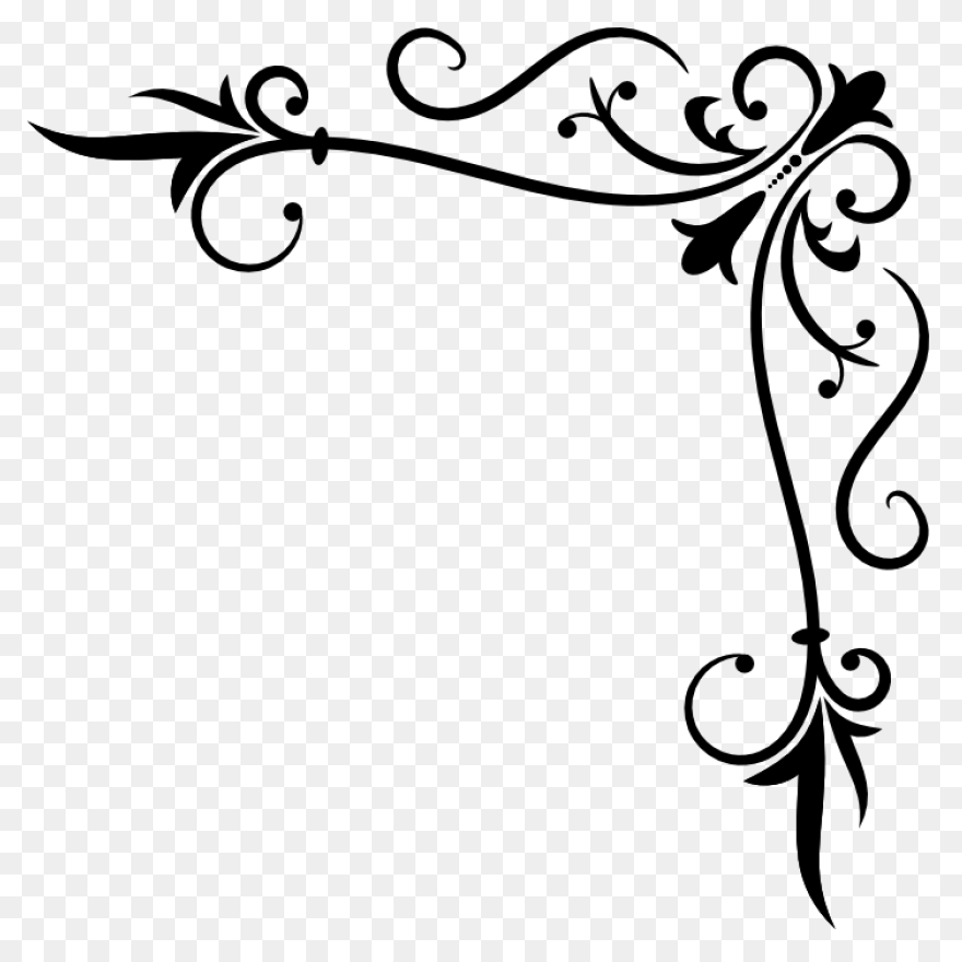 Corner Flourish | Free Clipart - Corner Border