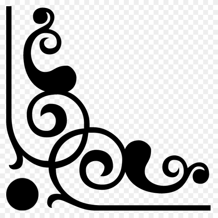 Corner Flourish | Free Clip Art, Fl