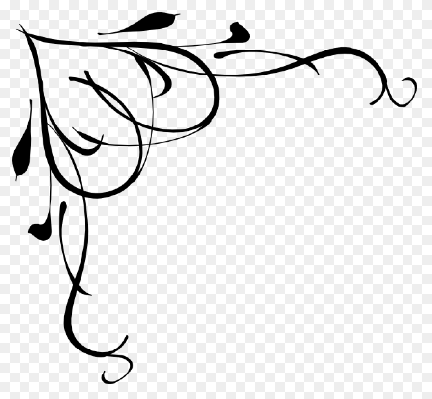 Corner Flourish | Free Clip Art, Fl