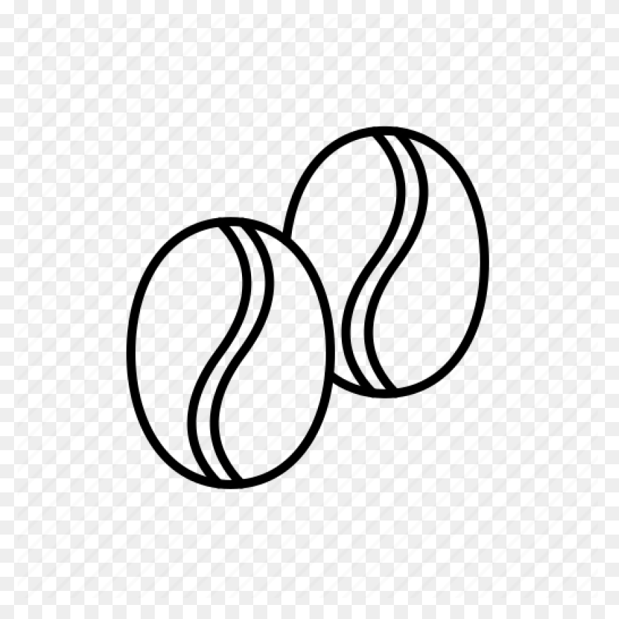 Coffee Bean Clipart - White Coffee 