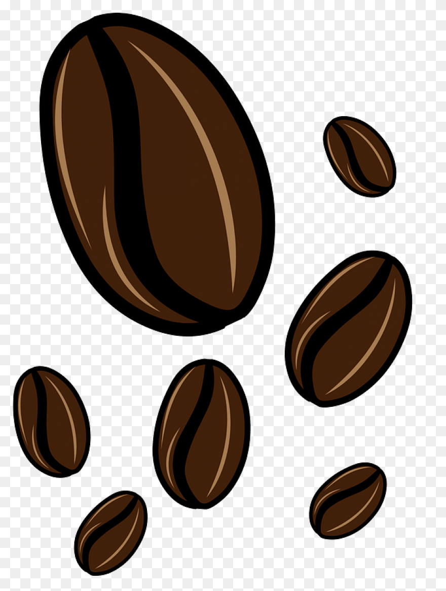Coffee Bean Clipart - White Coffee 
