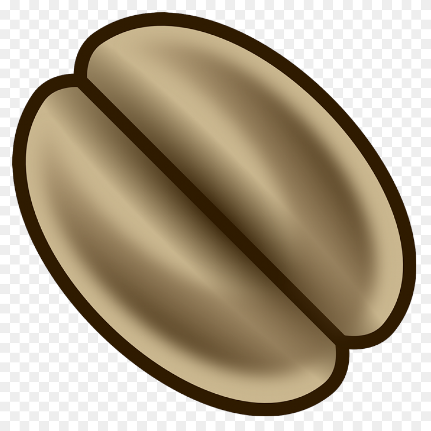 Coffee Bean Clipart - White Coffee 