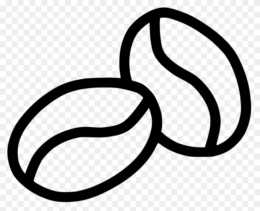 Coffee Bean Clipart - White Coffee 