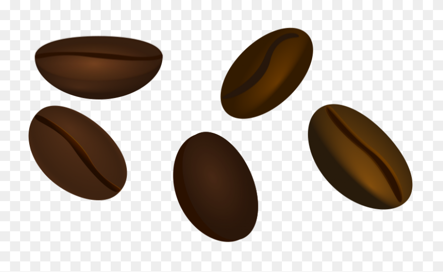 Coffee Bean Clipart - White Coffee 