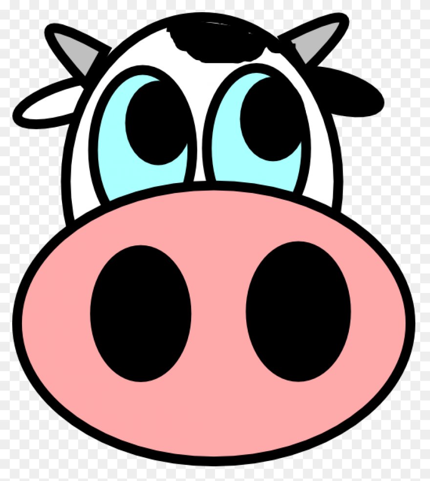 Cow Head | Cow Clipart, Cartoon Cow