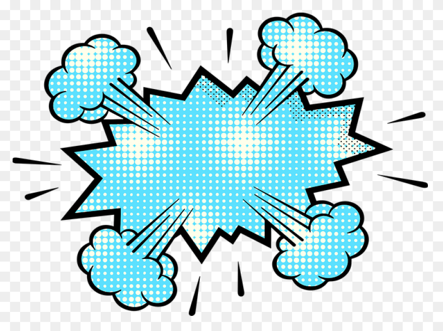 Large Comic Conversation Bubble Vec