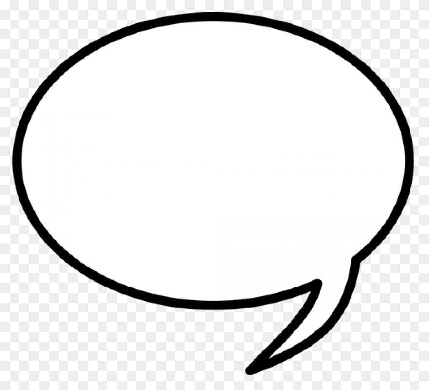 Large Comic Conversation Bubble Vector - Comic Book Bubble