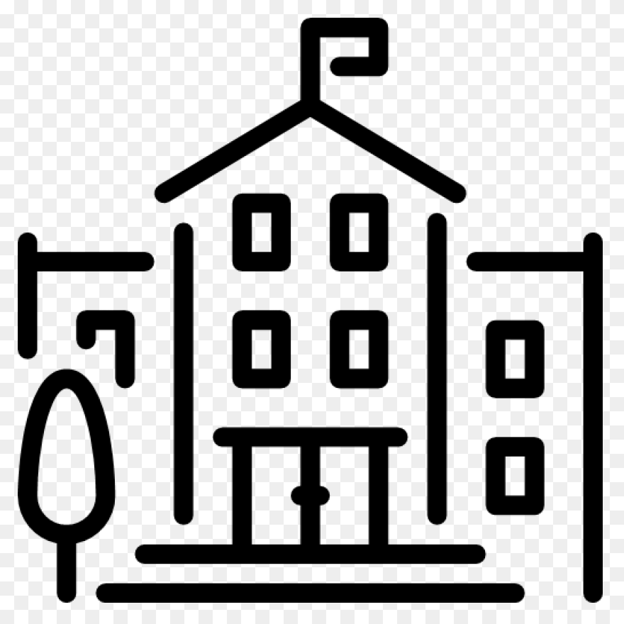 Building College Education Learning Office - College Icon