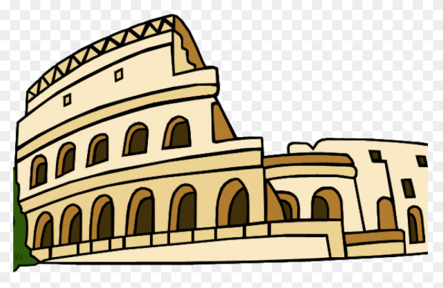 Roman Colosseum Coloring Page To Co
