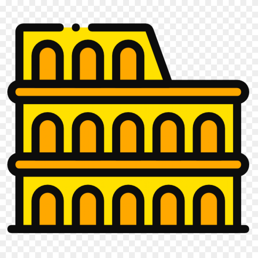 Roman Colosseum Coloring Page To Co
