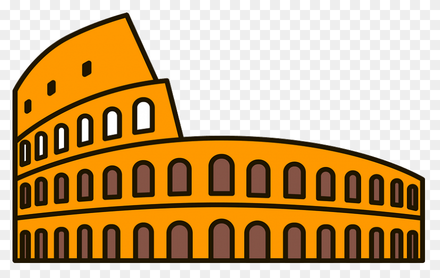 Roman Colosseum Coloring Page To Co