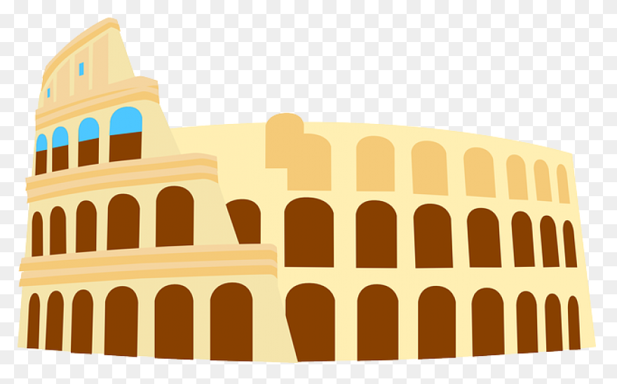 Roman Colosseum Coloring Page To Co