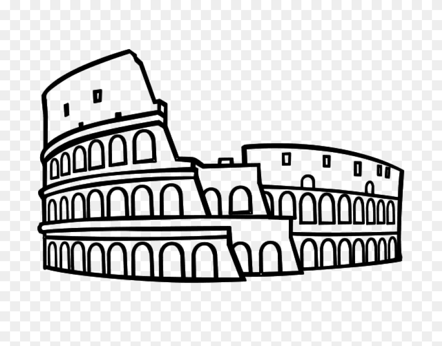 Roman Colosseum Coloring Page To - Colosseum