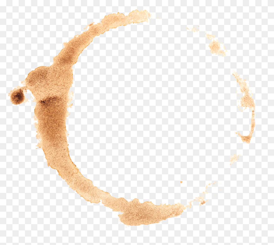 6 Coffee Stain Rings (Png Transpare