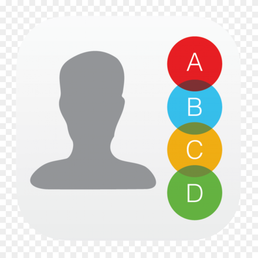Gray Contacts Icon - Free Gray Cont