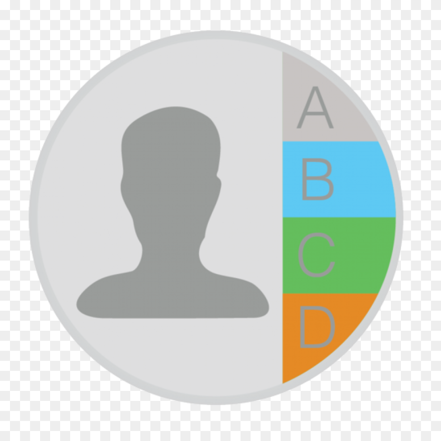 Gray Contacts Icon - Free Gray Cont