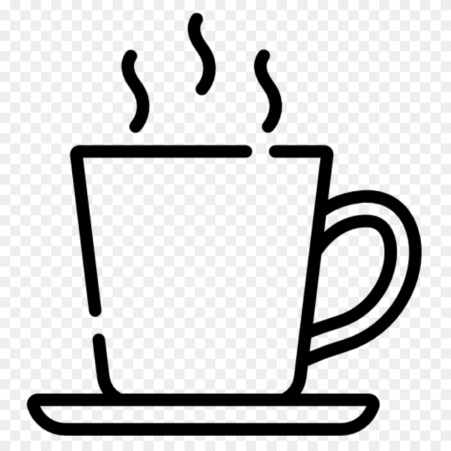 Vector Coffee Cup Brown Stripes, Br