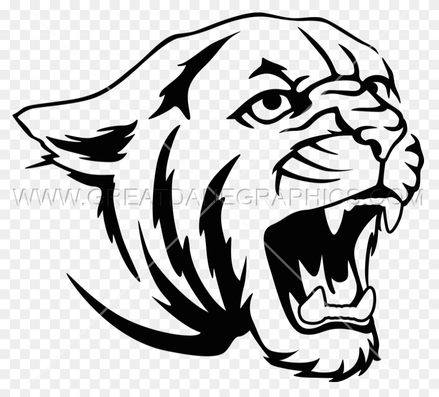 Gold Cougar Head - Cougar Head Clip