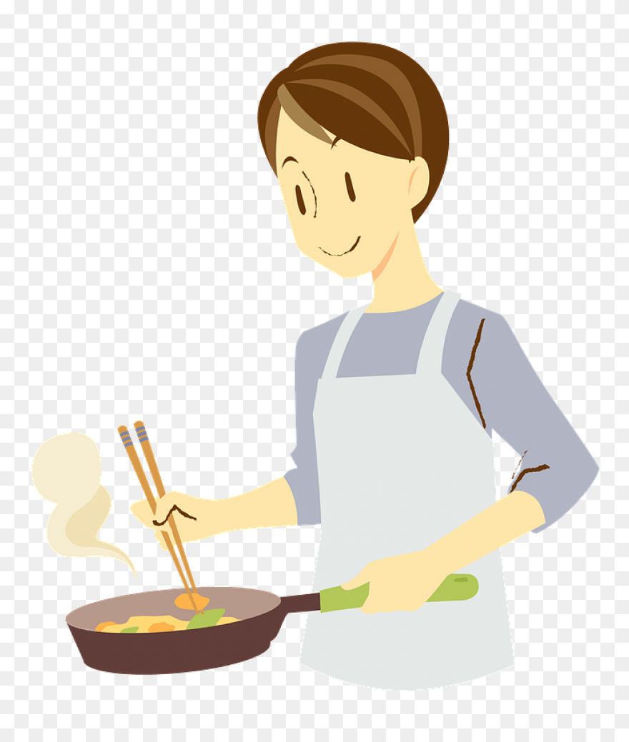 Comic Characters Cook Cooking Egg F