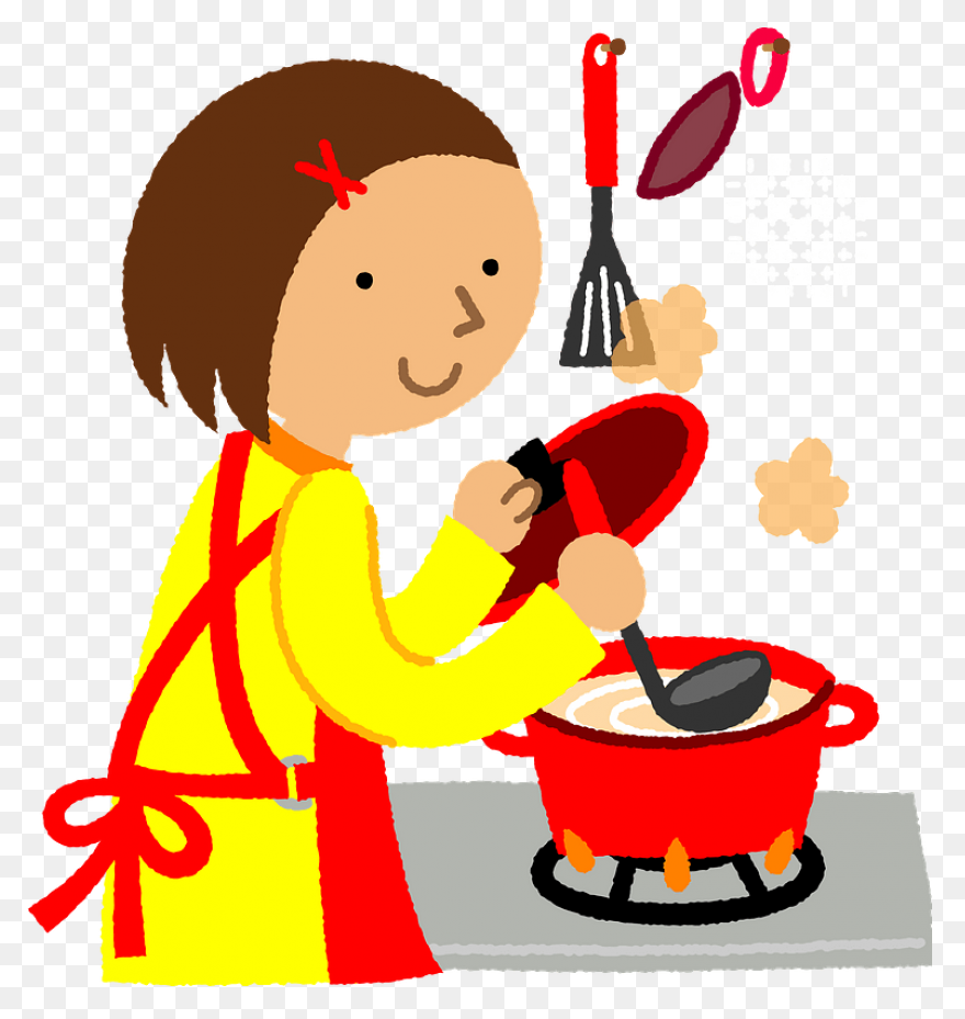 Comic Characters Cook Cooking Egg F