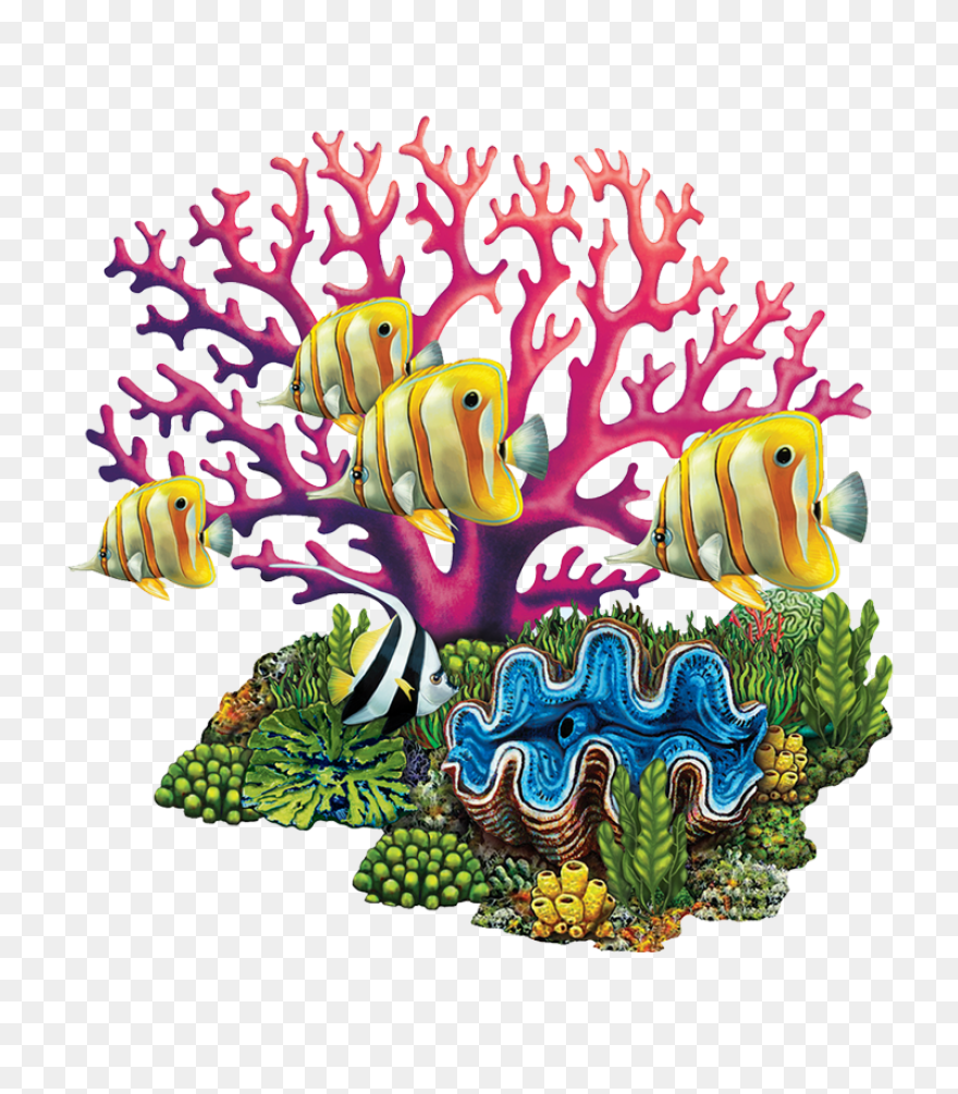 A Coral Reef Sticker • Pixers® -