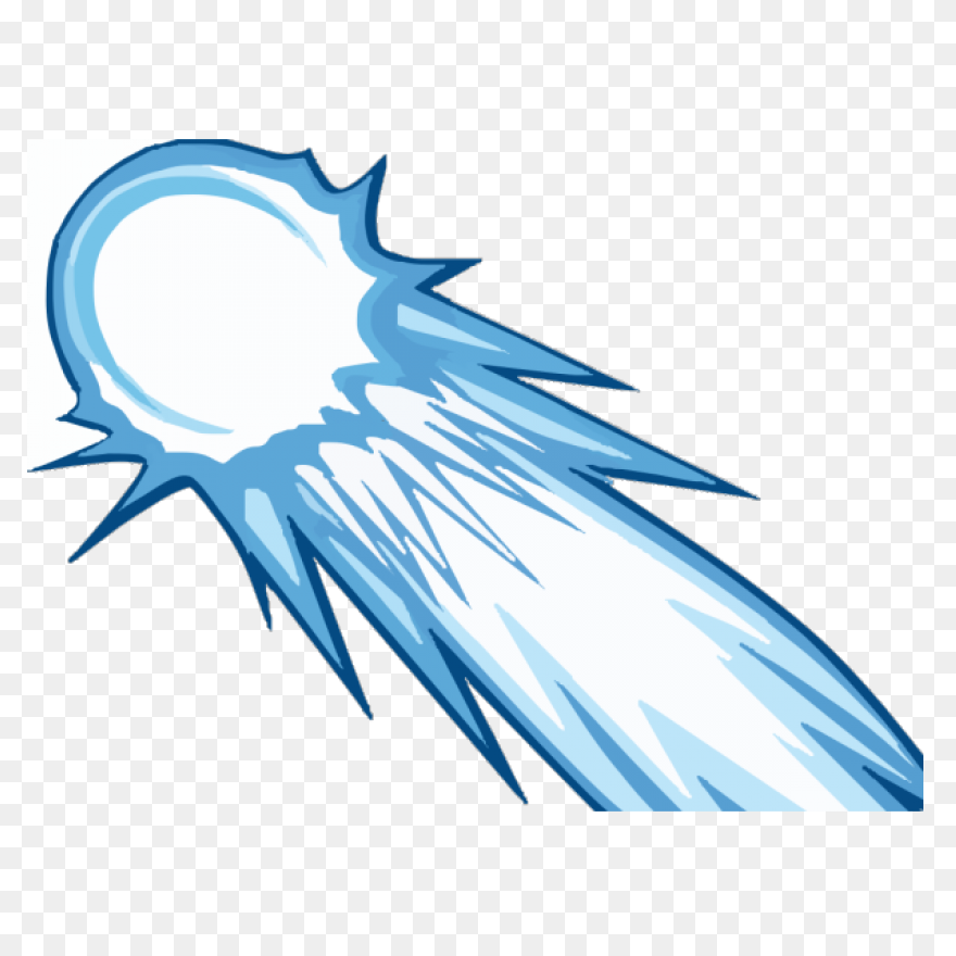 Comet Falling Down Space Decal