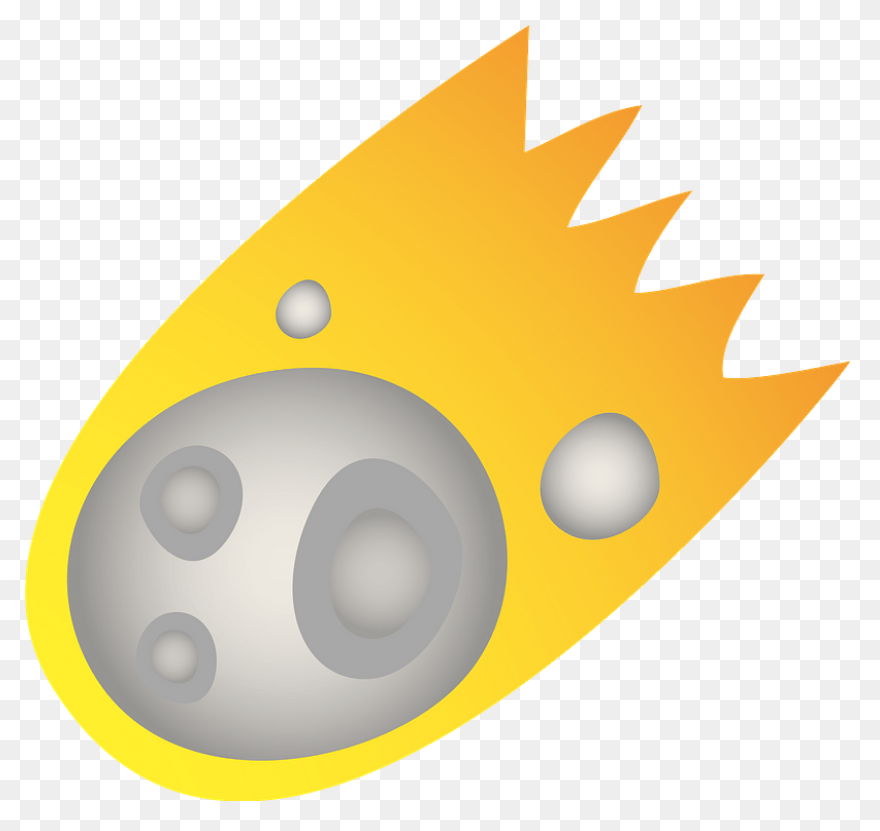 Comet Falling Down Space Decal