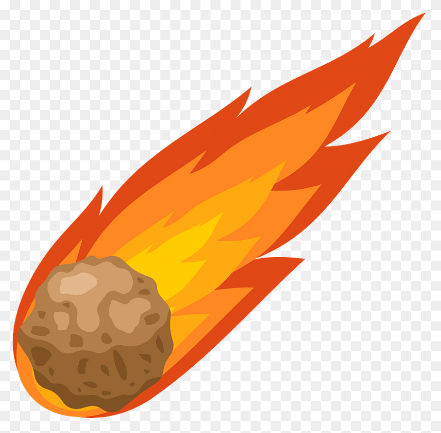 Comet Falling Down Space Decal