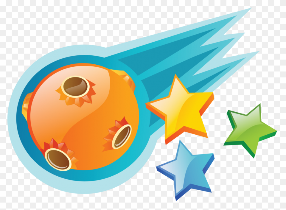 Comet Falling Down Space Decal
