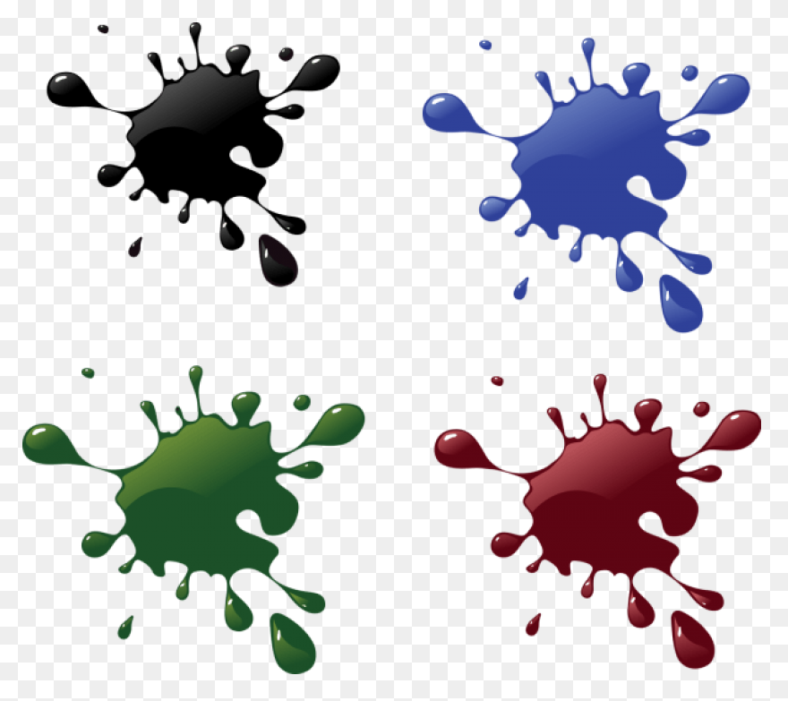 Colours Splash Png Free Vector - Colours Splash