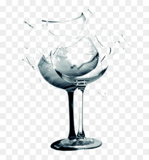 11 Glass Objects Psd Images - Cracked Glass Transparent