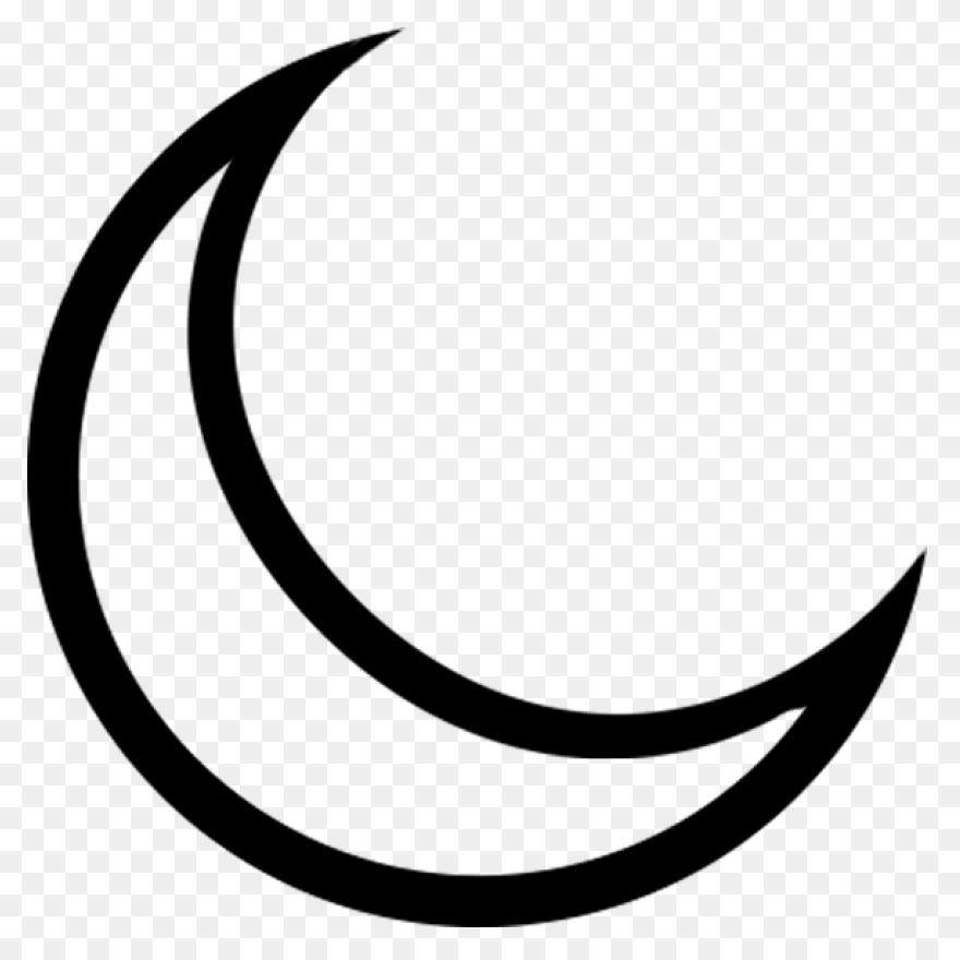 Crescent Lunar Phase Moon Clip Art 