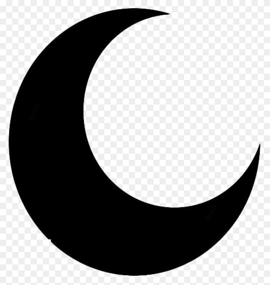 Crescent Lunar Phase Moon Clip Art 