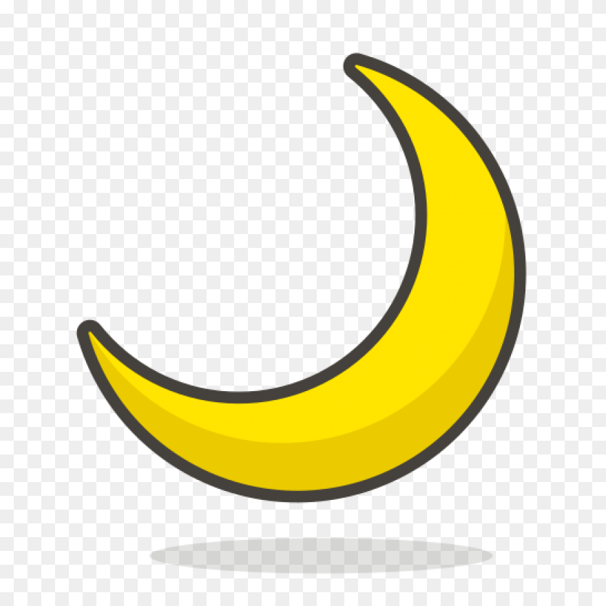 Crescent Lunar Phase Moon Clipart - Crescent
