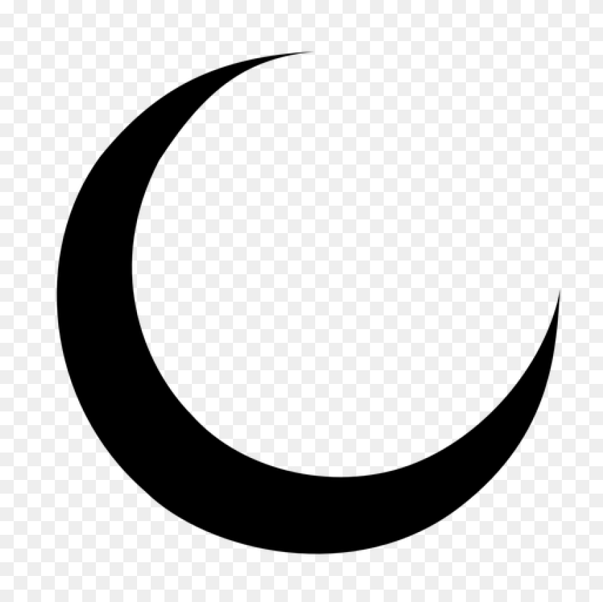 Crescent Lunar Phase Moon Clip Art 