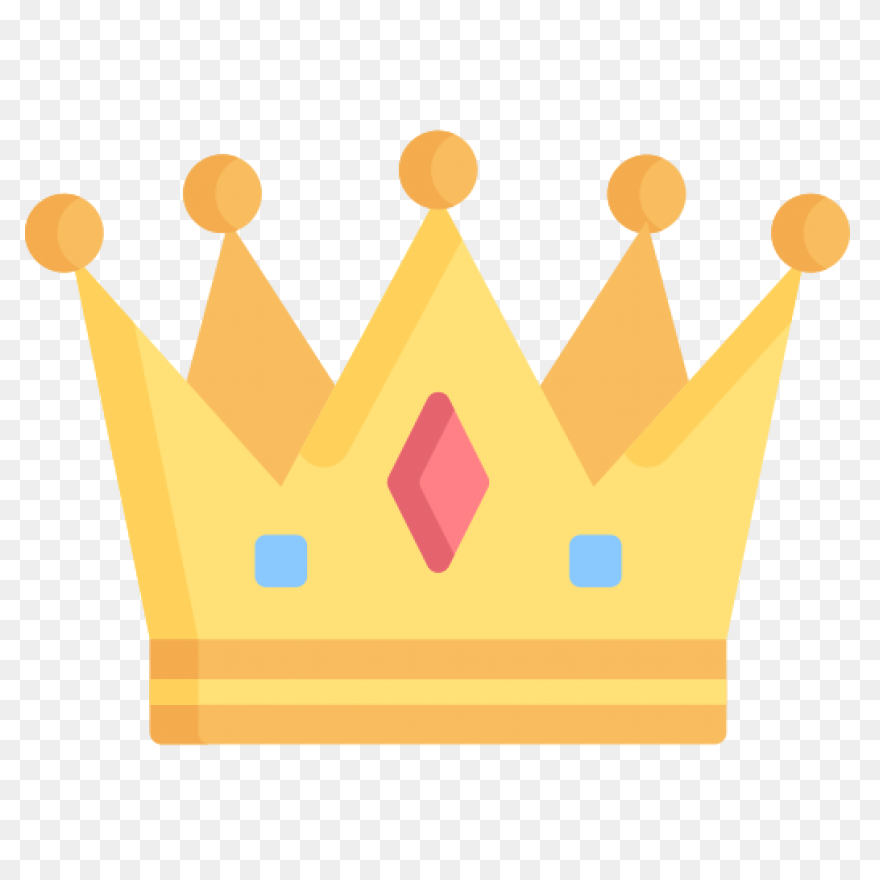 Orange Crown 3 Icon - Free Orange C